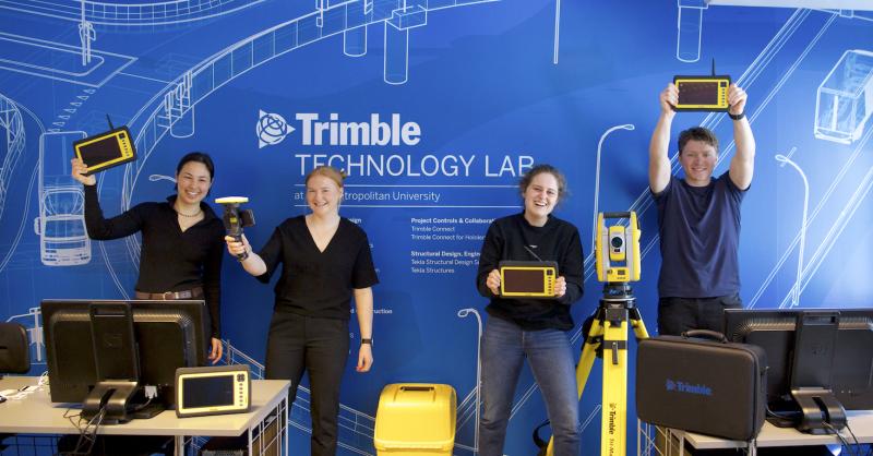Studenter på OsloMet får Trimble Technology Lab